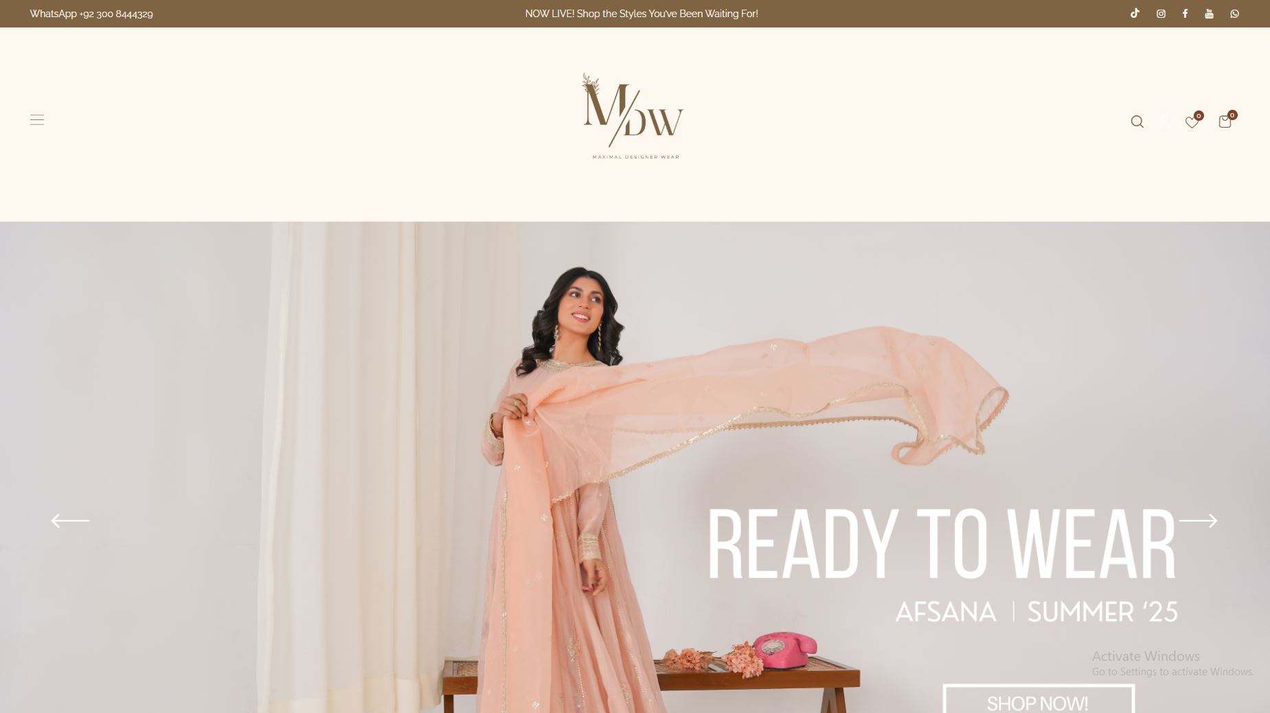 MDW Official Website